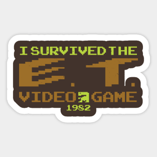 I Survived the E. T. Video Game Sticker